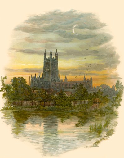 Gloucester Cathedral, North West by Arthur Wilde Parsons